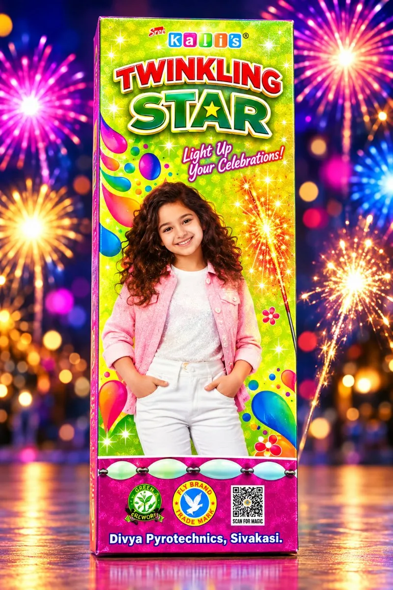 4" Twinkling Star