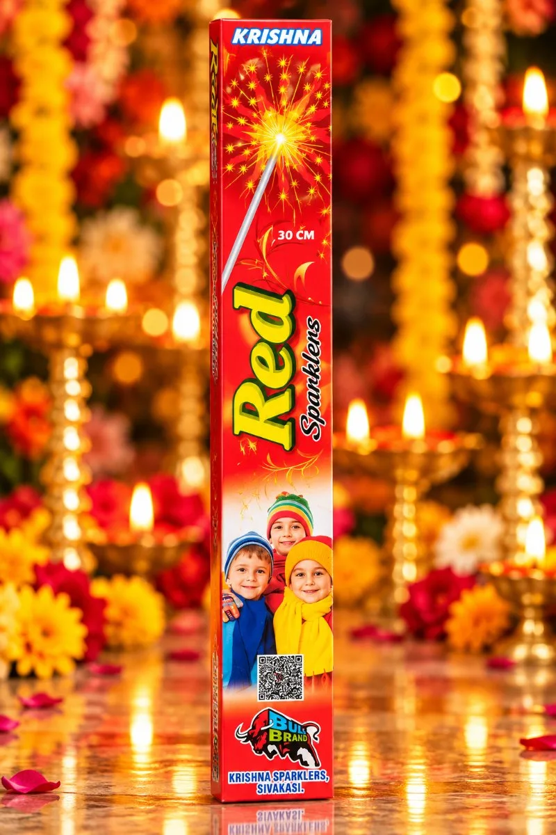 30 cm Red Sparkler