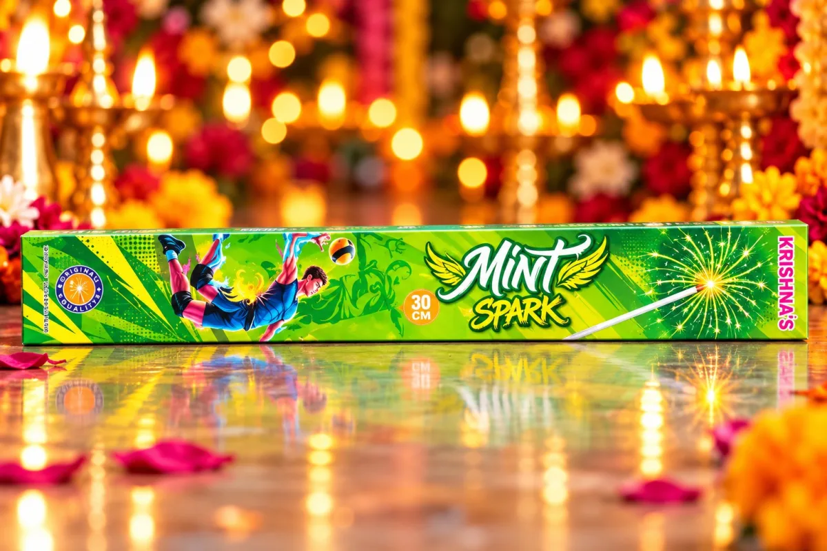 30 cm Green Sparkler